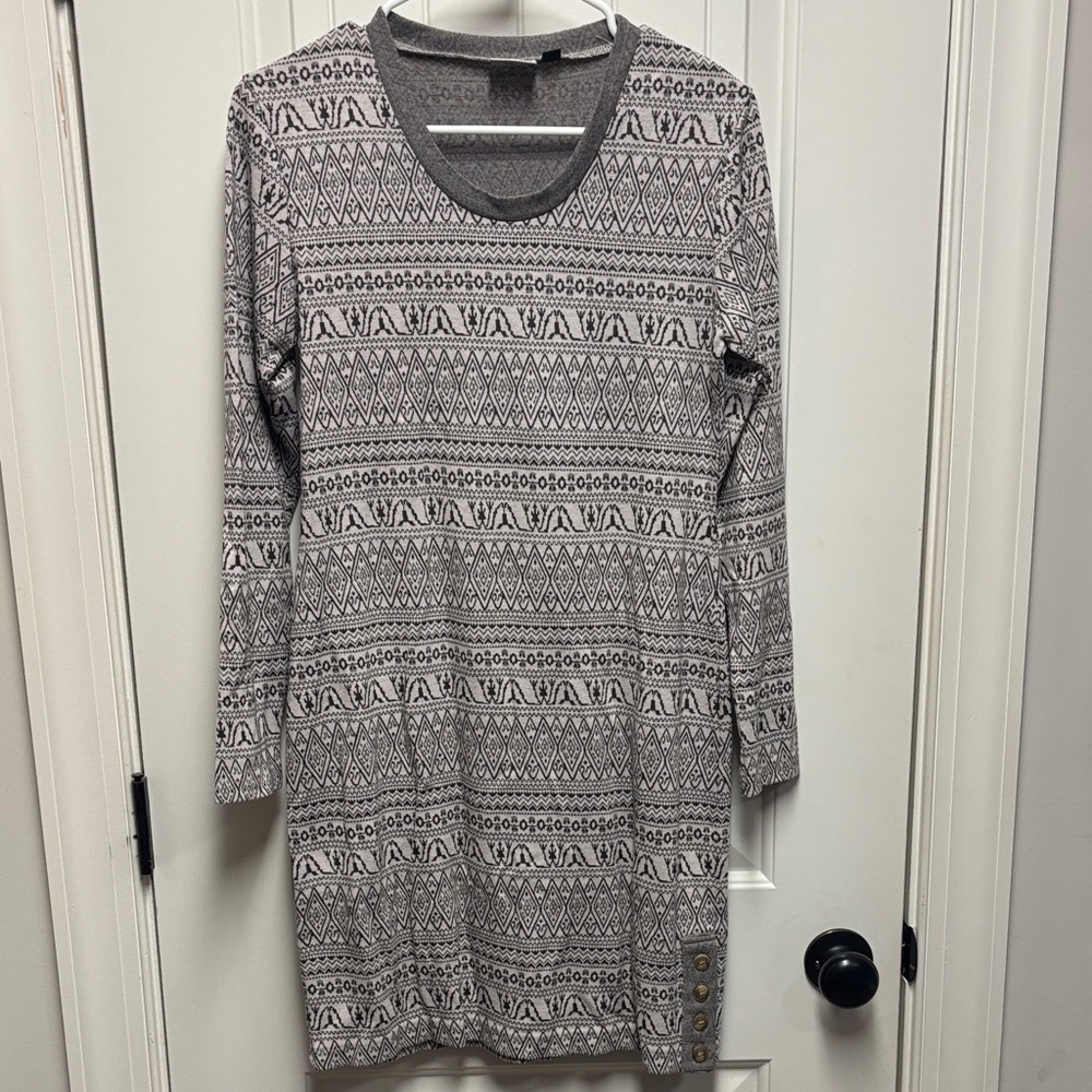 Kavu Gray Textured Knit Top